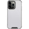 White Carbon Fiber Specialty Texture Material iPhone 15 Pro Clear Case